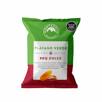 Platanos Verdes   Monterojo Bbq Dulce x 100 gr  