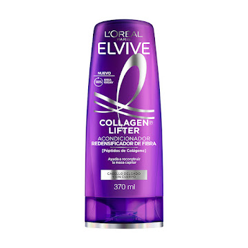 Acondicionador Elvive Collagen Lifter Redensificador De Fibra Botella x 370 ml  