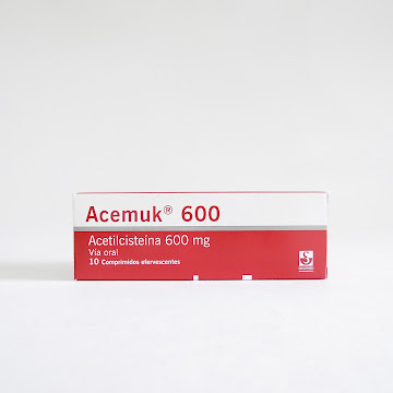 Acemuk Acetilcisteína 600 mg Siegfried Caja x 10 Comprimidos  
