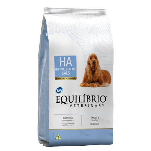 EQUILIBRIO C VETERINARY HYPOALLERGENICO 7.5 KG EQUILIBRIO  x 1 La comida para perros Equilibrio Veterinary Hypoallergenic contiene ingredientes como proteína hidrolizada y acidos grasos omegas 3, que favorecen a mascotas con alergias alimentarias