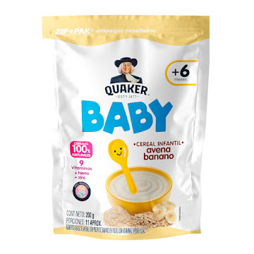 Cereal Baby Quaker Banano x 200 gr  