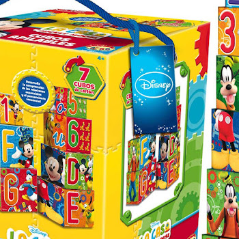 Solo Online Cubo Mickey Mouse   Apilable De Carton 7 Cubos 