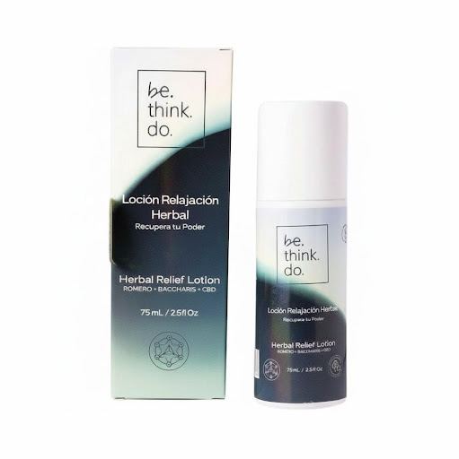 Loción Relajación Herbal en Roll On Cannabis, Romero, Baccharis BeThinkDo  Loción Relajación Herbal en Roll On  x 1 Und Mezcla natural en formato de Roll On para aplicar en piernas cansadas, espalda con incomodidad y molestias musculares en todo el cuerpo, 100% Natural y 100% Eficaz y Efectivo en molestias en el cuerpo