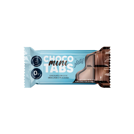 Chocolatina Natif Chocotabs Mini Leche x 12 gr