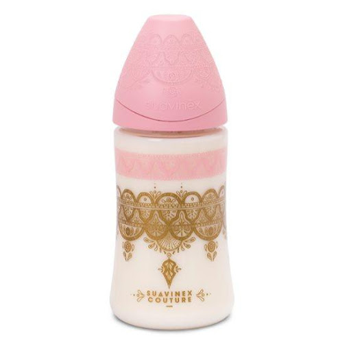 Suavinex Biberón Couture 270ml Rosa Suavinex Caja x 1  
