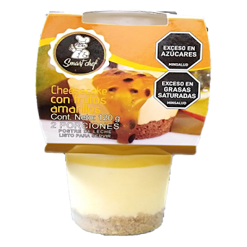 Cheesecake Smart Chef   Frutos Amarillos x 120 gr  