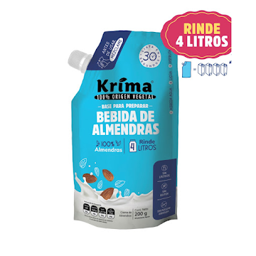 Base Para Bebida de Almendras Krime Orígen Vegetal x 200 gr  