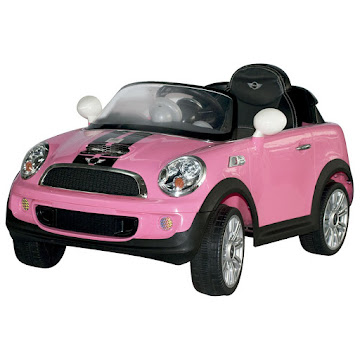 Solo Online Carro Electrico Mini   Cooper Rosado Con Control Remoto 