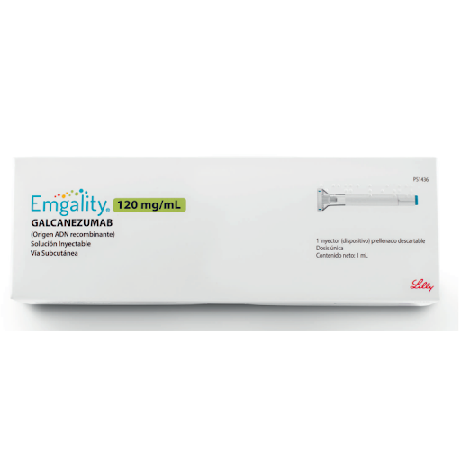 Galcanezumab Emgality    x120mg Solución Inyectable