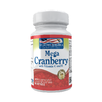 Mega Cranberry 425 mg Healthy America Frasco x 60 Cápsulas  