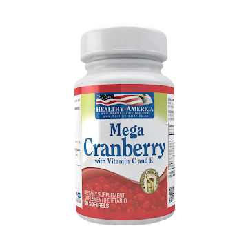 Vitamina C + Vitamina E Mega Cranberry Frasco x 60 Cápsulas  