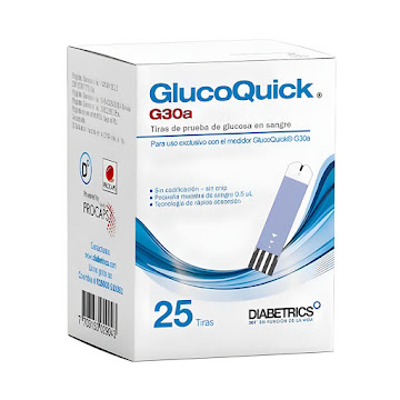 Tiras Reactivas Glucoquick Caja x 25 und  