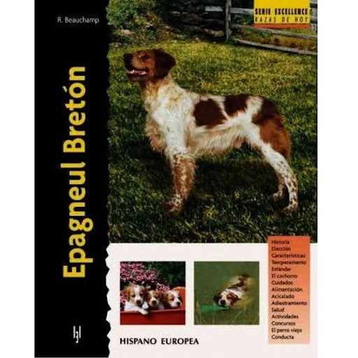 Epagneul Bretón. Excellence Hispano Europea Libro x 1.0 EPAGNEUL BRETON (EXCELLENCE)   Dentro de la serie Excellence presentamos el EPAGNEUL BRETÓN, desarrollado en Francia a partir de cruces entre Spaniel y Setter con la intención de dar lugar a un perro 