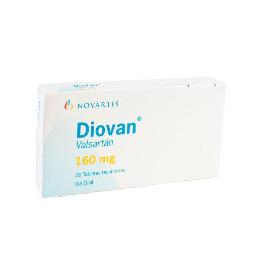 Diovan Valsartán 160 mg Novartis Caja x 28 Tabletas