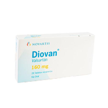 Diovan Valsartán 160 mg Novartis Caja x 28 Tabletas  