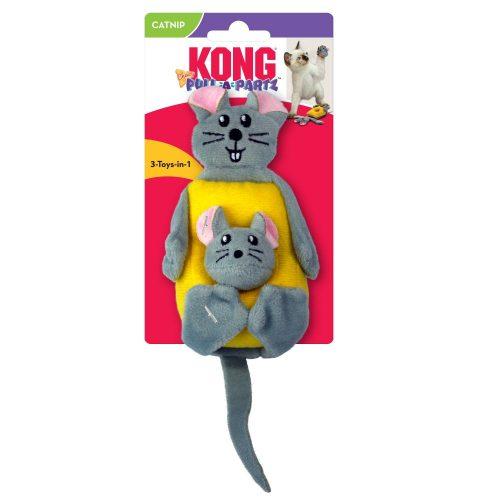 JUGUETE KONG PULL A PART CHEEZY KONG  x 1 Juguete interactivo para gatos que estimula la curiosidad y el instinto de caza. Su diseño en capas permite separar y explorar, proporcionando entretenimiento prolongado.Características:Composición: T
