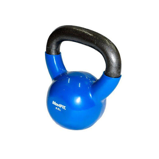 Pesa Rusa 6Kg En Hierro MOVIFIT UN x 1 Es una herramienta ideal para entrenamiento de fuerza, resistencia y velocidad. Su diseño con base plana permite estabilidad en ejercicios sobre el suelo, mientras que su agarre ergonómico y antidesli