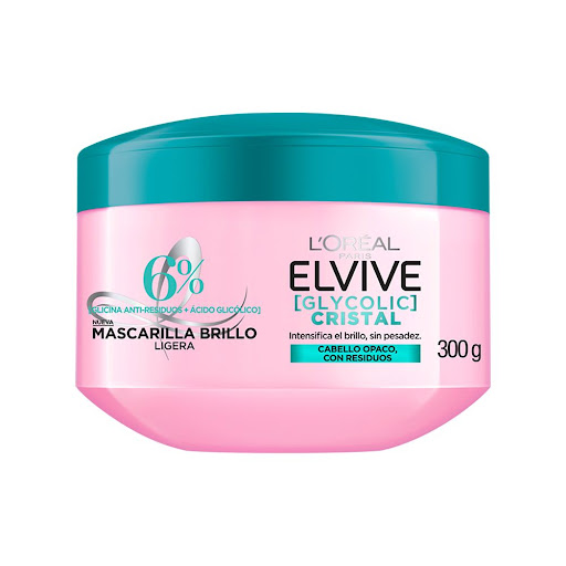 Mascarilla Elvive Glycolic Crystal x 300 gr