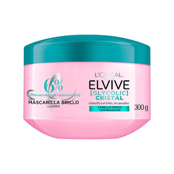 Mascarilla Elvive Glycolic Crystal x 300 gr  