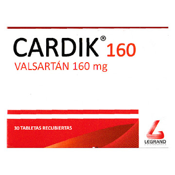 Cardik Valsartan 160mg   Legrand Caja x 30 Tabletas  