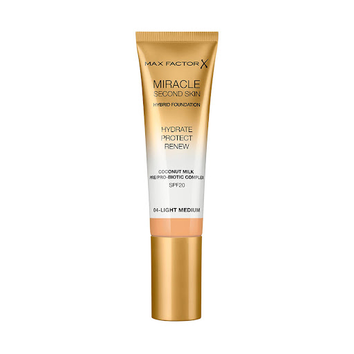 Base Max Factor Miracle Second Skin Mf Light-Med #4 x 30 ml