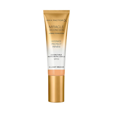 Base Max Factor Miracle Second Skin Mf Light-Med #4 x 30 ml  