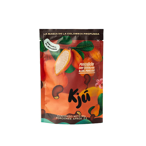 Marañón Jjú Con Chocolate Y Sal Marina Paquete x 80 gr
