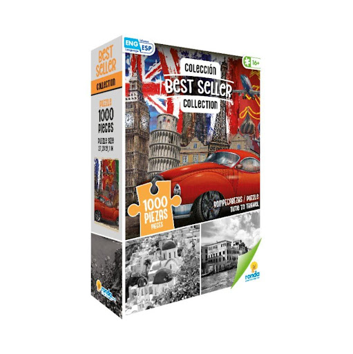 Juegos de mesa Rompecabezas x 1000 Best Seller Time To Travel Ronda Ronda Caja x 1 Diviértete coleccionando nuestro rompecabezas, luego utilízalo como elemento decorativo.Incentiva la memoria, la creatividad, tolerancia, e imaginación.Colección Maravillas Naturales Escanea el código