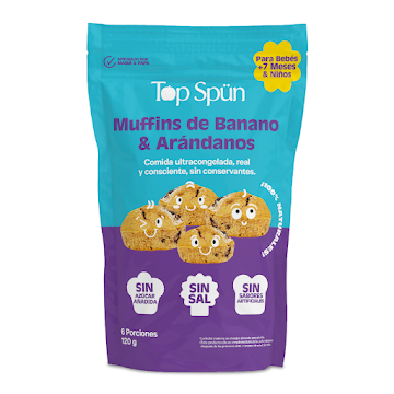Muffins Top Spün   Arándanos 100% Saludables x 6 und  