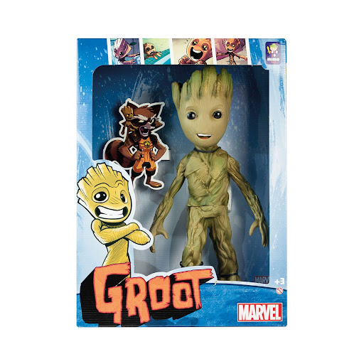 Muñeco Groot Universe Marvel 50 cm Marvel Caja x 1 ĦAdéntrate en el universo Marvel con el Muñeco Groot Universe de Mimo Toys! Este increíble muñeco de 50 cm de altura, con cuerpo articulado, está diseñado con los detalles icónicos del personaje Groot