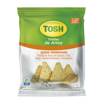 Pasabocas Tosh Arroz Parmesano x 28 gr  