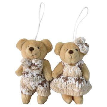 Adorno Muñeco Navideño Mays Oso Blanco Surtido x 1 und  