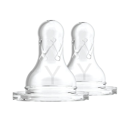 Chupo Bebe Dr Brown Boca Angosta Corte en Y Alto Flujo 9+ m Dr Browns Tetina x 1 Dos chupos para tetero boca angosta, ideal para la alimentación de bebés mayores a 9 meses por su corte en Y que permite la salida de liquidos más espesos como coladas, su flujo es mayor por lo tanto 