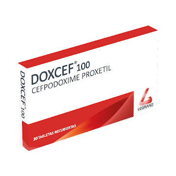 Doxcef Cefpodoxime Proxetil 100 mg Legrand Caja x 20 Tabletas  