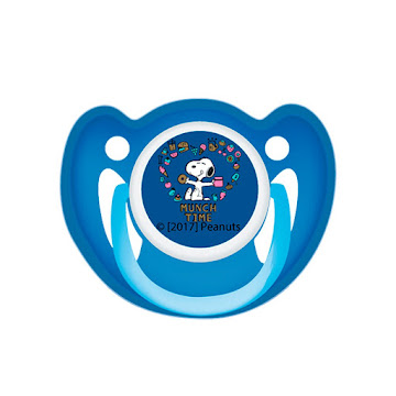 Solo Online Chupo Peanuts  Pacifier   Color Azul X 1 Unidad 