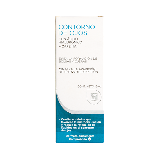 Crema Contorno De Ojos Ácido Hialurónico Cafeína Farmatodo x 15 gr