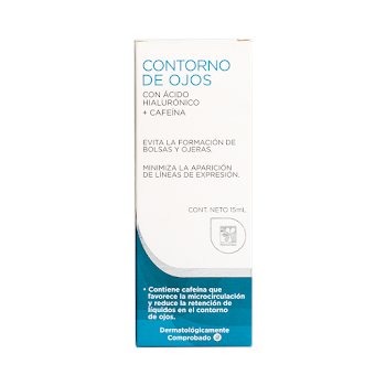 Crema Contorno De Ojos Ácido Hialurónico Cafeína Farmatodo x 15 gr  