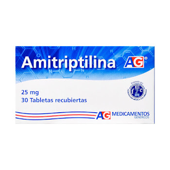 Amitriptilina AG 25 mg Caja x 30 Tabletas  