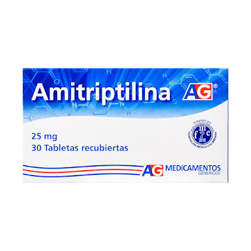 Amitriptilina AG 25 mg Caja x 30 Tabletas  