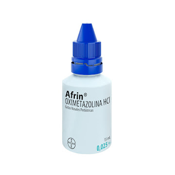 Afrin Oximetazolina 0.025% Bayer Frasco x 15 ml  