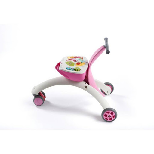 Primeros Pasos 5 En 1 Rosa Tiny Love Caja x 1 El Primeros Pasos 5 en 1 Rosado de Tiny Love es un versátil andador, triciclo y primera bicicleta diseñado para acompañar a tu bebé de 6 a 36 meses en su desarrollo motriz. Con un simple clic, se adap