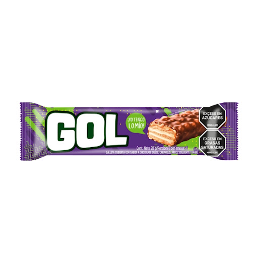 Chocolate Gol Cubierta   Chocolate x 28 gr