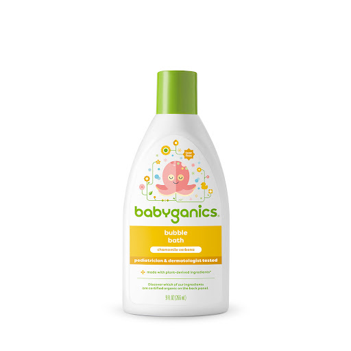Espuma Para Baño Babyganics Manzanilla Verbena x 266 ml