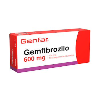Gemfibrozilo Genfar 600 mg Caja x 30 Coprimidos  