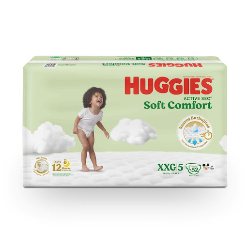 Pañales Huggies Active Sec Etapa XXG Etapa 5 Paquete x 52 und