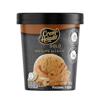 Helado Crem Helado Gold Arequipe Alfajor Empaque x 350g   