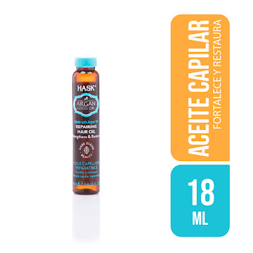 Aceite De Argan Hask Reparador De Cabello x 18 ml  