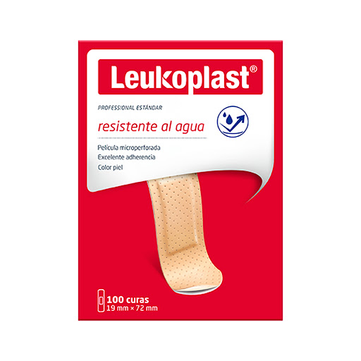 Curas Leukoplast Estándar Color Piel  x 100 Und