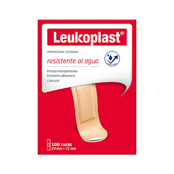 Curas Leukoplast Estándar Color Piel  x 100 Und  