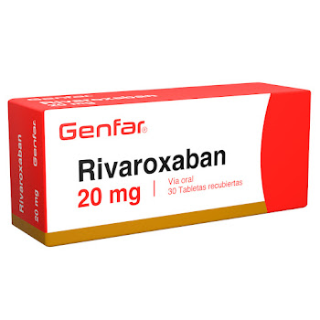 Rivaroxaban 20 mg Genfar Caja x 30 Tabletas  